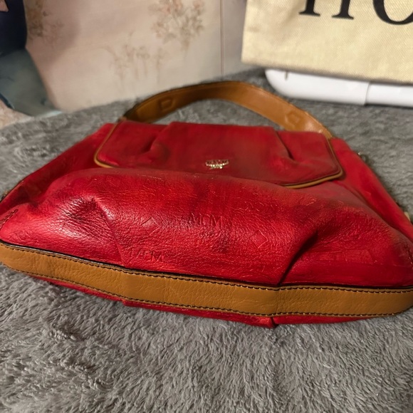 MCM shoulder bag. Painted. EUC. Please see pictures. - Picture 3 of 14